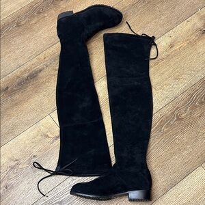 Katlyn Pan Black Thigh High Boots Size 6.5M